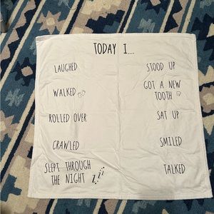 First Impressions Milestone Blanket